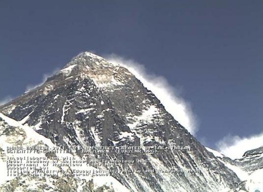 Mount Everest Live Weather Webcam Himalayas Nepal