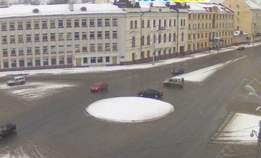 Pskov City Centre Traffic Weather Cam Pskov Oblast  Russia,