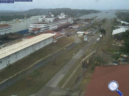 Panama Canal Live Gatun Locks Webcam Panama