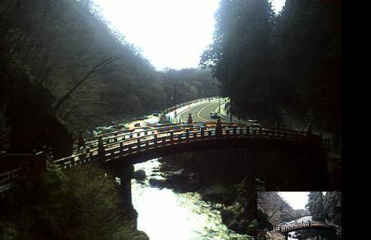 Sacred Bridge Live Webcam Futarasan Jinja Shrine Nikko Japan