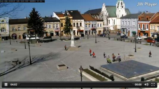 Brzesko Town Square Live Weather Webcam Southern Poland