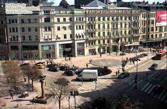 City of Stockholm Stureplan Square Live Webcam Stockholm Sweden