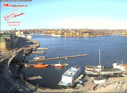 Stockholm Old Town Live Harbor Weather Webcam Sweden