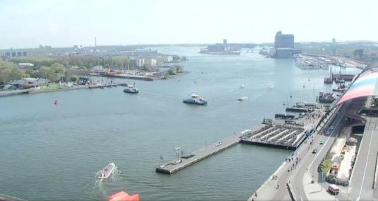 Port of Amsterdam Live Controllable Skyline Weather Cam