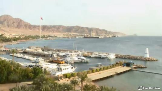 Aqaba Holiday Resort Beach Weather Web Cam Jordan