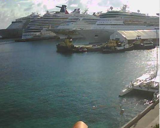 Nassau Cruise Ships Port Weather Webcam New Providence Island Bahamas