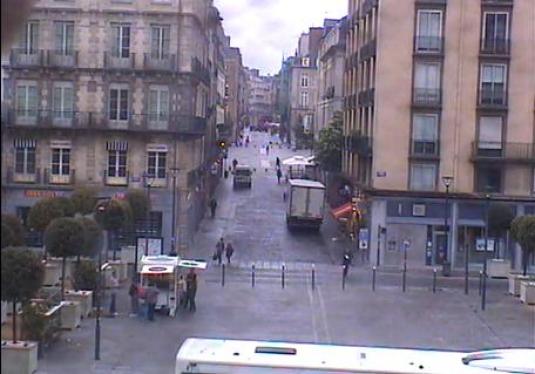 Rennes City Centre Traffic Weather Cam Brittany France
