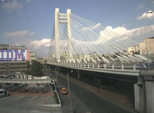 Basarab Bridge Live Traffic Weather Webcam Budapest Romania