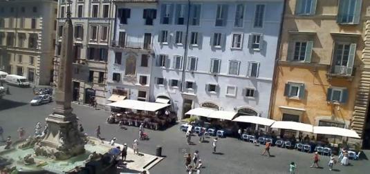 Piazza della Rotonda City Square Live Rome Webcam