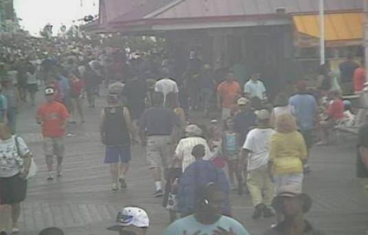 Ocean City Boardwalk People Watching Webcam Worcester County Maryland
