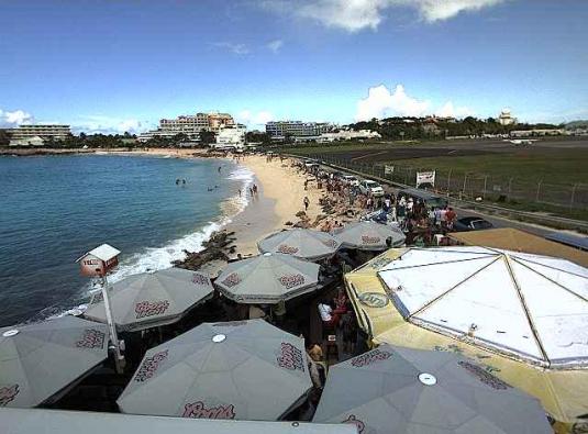 Princess Juliana International Airport Weather Cam Saint Martin Island Caribbean