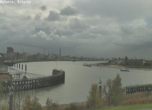 Antwerp City Centre Live Harbour Weather Webcam, Antwerp, Belgium