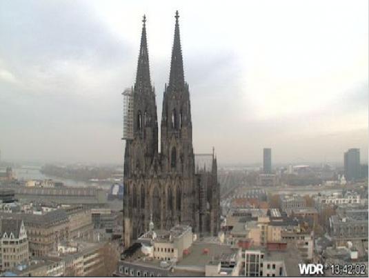 Cologne City Centre Live Skyline Weather Webcam, Cologne, Germany