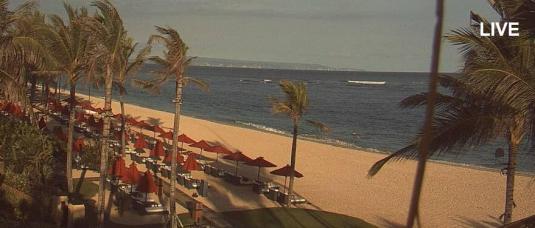 Nusa Dua Live Beach Weather Webcam south-eastern Bali Indonesia