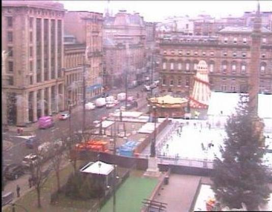 George Square Live Glasgow City Centre Weather Webcam, Glasgow, Scotland