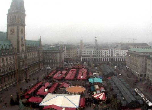 Hamburg City Centre Live Town Square Weather Webcam, Germany