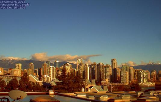 Vancouver Downtown Live Weather Webcam Vancouver Canada