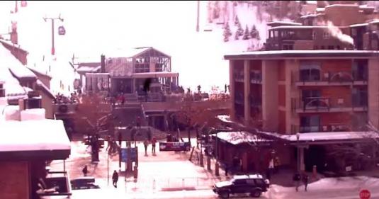 Aspen Mountain Ski Resort Gondola Plaza Ski Weather Webcam Colorado