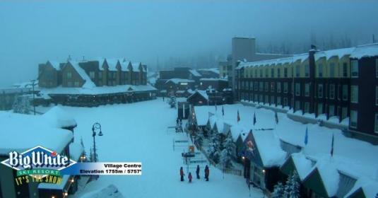 Big White Skiing Resort Village Webcam British Columbia Canada