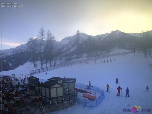 Krasnaya Polyana Live Rosa Khutor Skiing Slopes Weather Webcam Russia