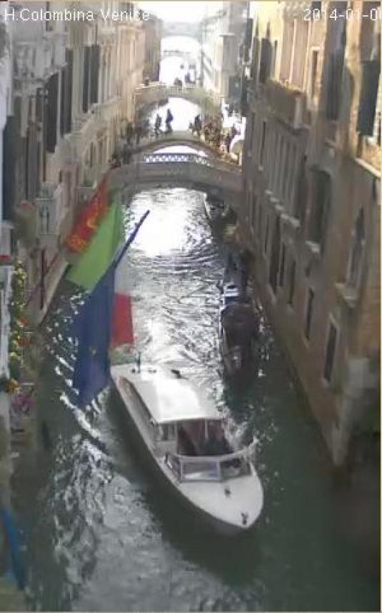 Rio Palazzo Venice Canal Streaming Webcam Venice Italy