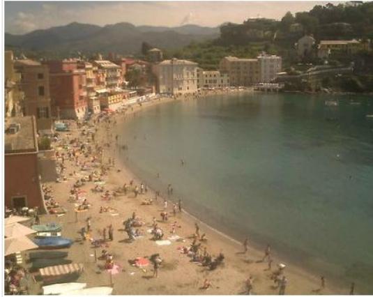 Sestri Levante Live Holiday Resort Beach Weather Webcam, Italy
