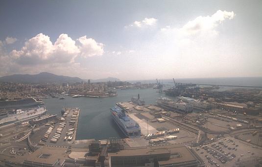 Genoa Harbour Live Weather Cruise Liner Webcams, Italy
