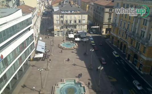 Rijeka City Square Traffic Weather Webcam Rijeka Croatia
