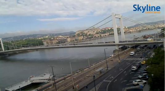 Elisabeth Bridge Live Streaming Traffic Weather Cam Budapest Hungary