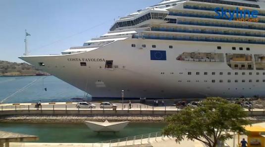 Senglea Live Cruise Ships Ferry Port Webcam Grand Harbour Malta