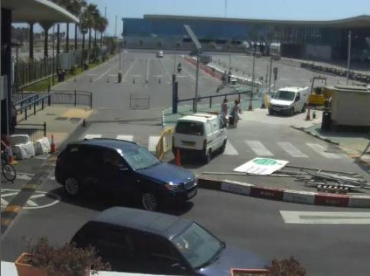 Live Gibraltar–Spain Frontier Border Traffic Queue Webcam Gibralter
