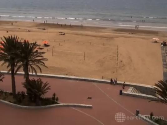 Agadir Beach Seaside Holiday Weather Webcam Agadir Morocco