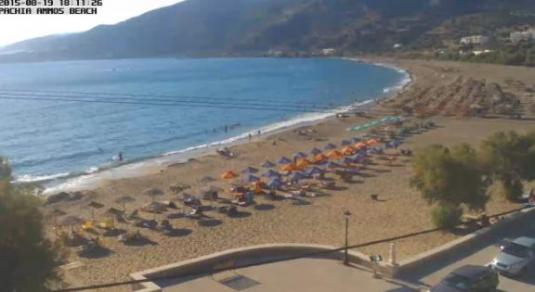 Palaiochora Beach Weather Cam Island of Crete Greece