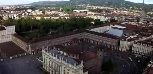 Turin Live Piazza Castello Square Royal Palace Webcam Turin Italy
