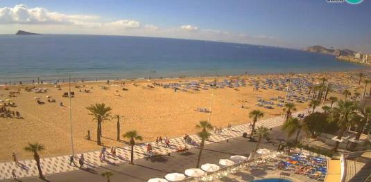 Costa Blanca Live Streaming Benidorm Beach Weather Web Cam Alicante Spain