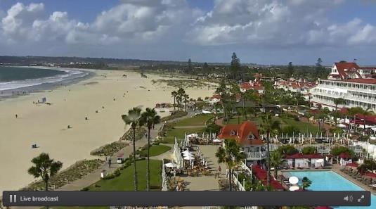 Coronado Island Seaside Resort Beach Weather Web Cam San Diego California