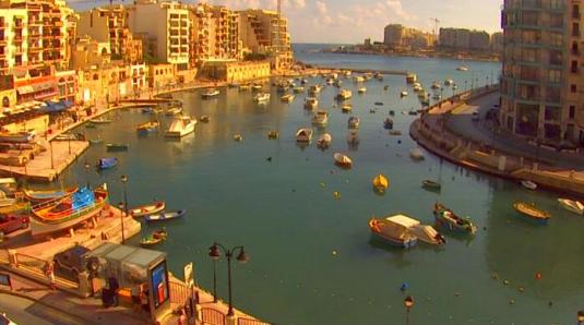 St Julians Live Streaming Spinola Bay Web Cam Island of Malta