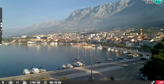 Makarska Seaside Resort Holiday Weather Webcam Croatia