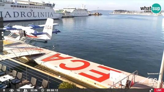 Split Downtown European Coastal Airlines Seaplanes Airport Web Cam Split Croatia