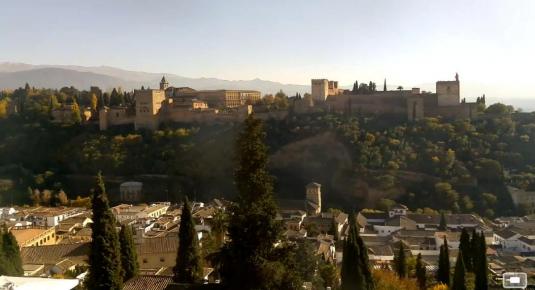 Alhambra Palace Live Streaming Granada Weather Web Cam Spain