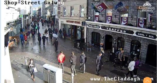 Galway High Street People Watching Web Cam City of Galway Ireland