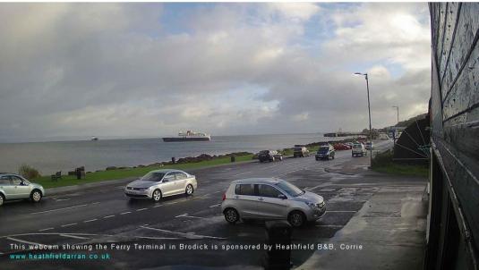 Isle of Arran Weather Weather Web Cam Brodick Ferry Port Terminal Firth of Clyde