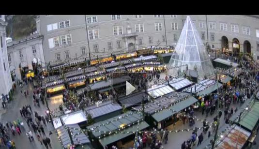 Salzburg City Live Christmas Market Web Cam Salzburg Austria