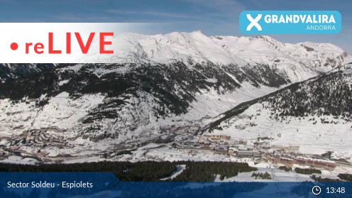Soldeu Skiing Slopes Snow Weather Cam Grand Valira Ski Resort Andorra