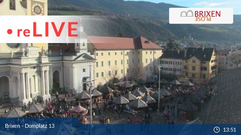 Brixen Town Square Weather Web Cam South Tyrol Italy