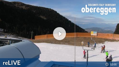 Obereggen Skiing Resort Ski Slopes Weather Web Cam South Tyrol North Italy