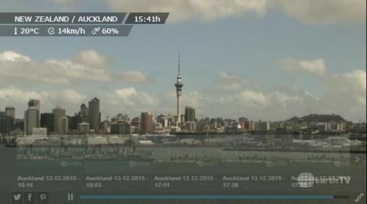 Auckland City Centre Sky Tower Weather Web Cam City of Auckland New Zealand