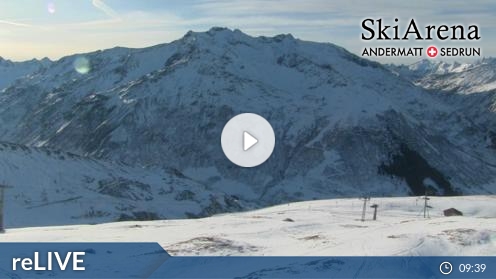 Andermatt Skiing Resort Snow Weather Web Cam Uri Switzerland