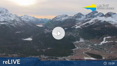 St. Moritz Skiing Resort St Moritz Ski Slopes Weather Web Cam Graubünden Switzerland