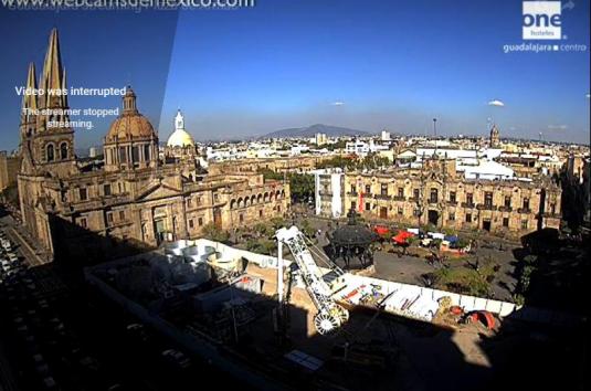 Guadalajara City Square Traffic Weather Webcam Jalisco Mexico